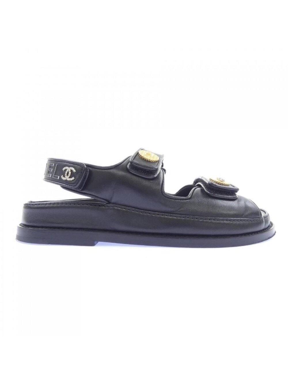 Chanel Sandals Black